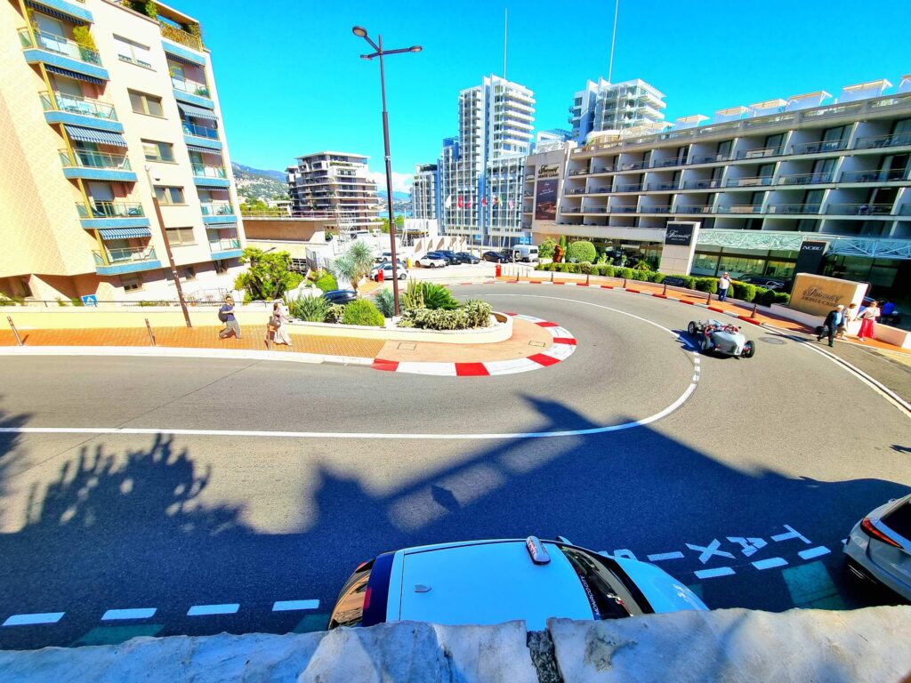 A picture of the F1 track for a day trip guide to Monaco