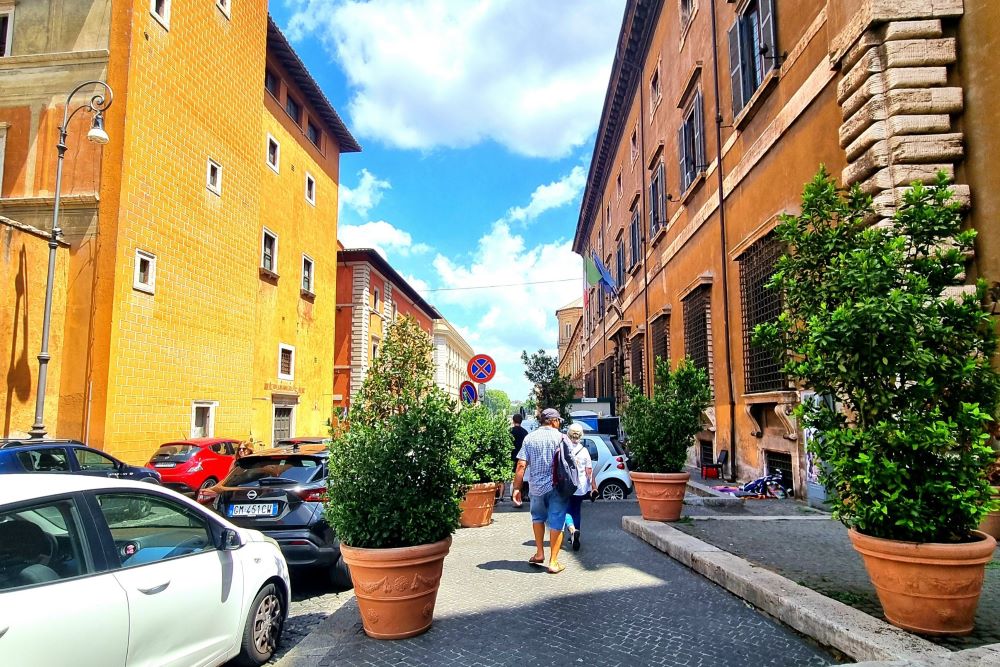 A random street inside the Vatican