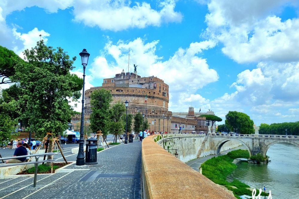 A view of Castel Sant'Angelo, Vatican